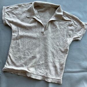 Everlane knit polo sweater